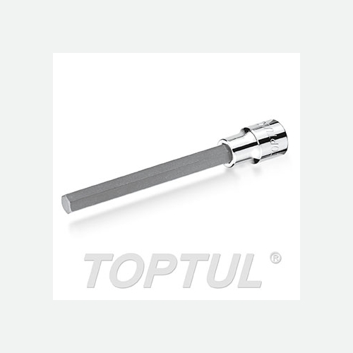 Toptul Hex Bit Sockets - 140mml (Mirror Polished)