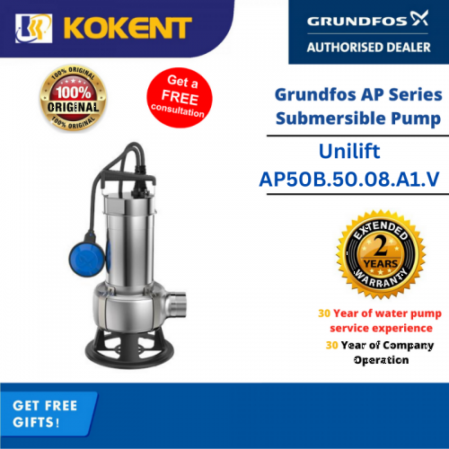 Grundfos Unilift Auto Submersible Pump AP50B.50.08.A1.V