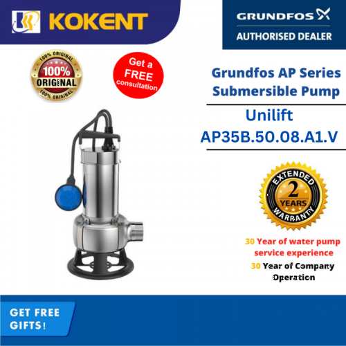 Grundfos Unilift AP35B.50.08.A1.V Auto Submersible Pump