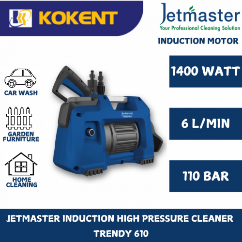 JETMASTER INDUCTION HIGH PRESSURE CLEANER TRENDY 610