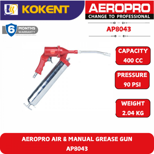 AEROPRO AIR & MANUAL GREASE PUMP AP8043