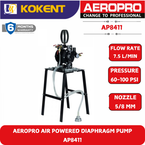 AEROPRO AIR POWERED DIAPHRAGM PUMP AP8411