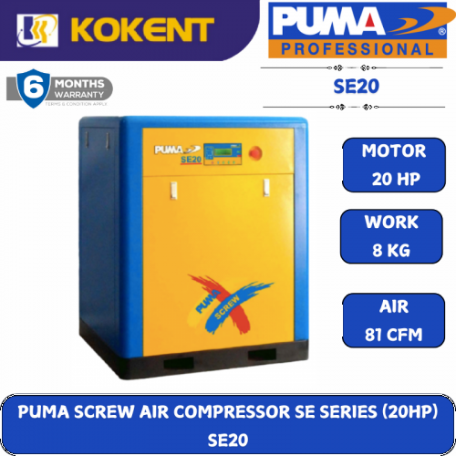 PUMA SCREW AIR COMPRESSOR SE20