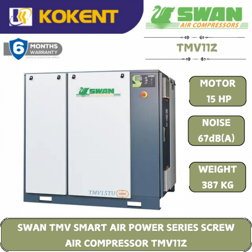 SWAN AIR POWER SERIES SCREW AIR COMPRESSOR TMV11Z