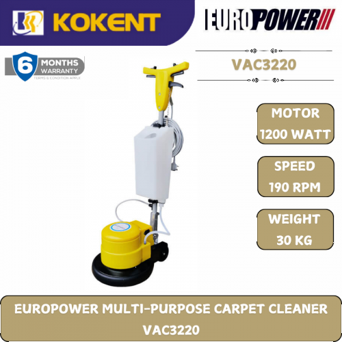 EUROPOWER MULTI-PURPOSE CARPET CLEANER  VAC3220