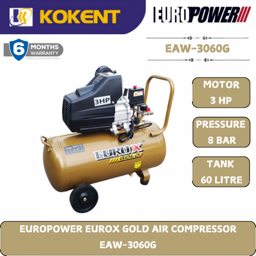 EUROPOWER EUROX GOLD AIR COMPRESSOR  EAW-3060G