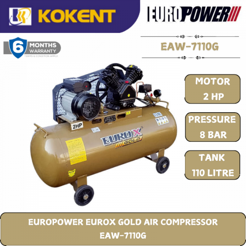 EUROPOWER EUROX GOLD AIR COMPRESSOR  EAW-7110G