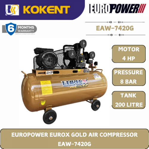 EUROPOWER EUROX GOLD AIR COMPRESSOR  EAW-7420G