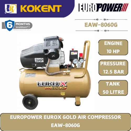 EUROPOWER EUROX GOLD AIR COMPRESSOR EAW-8060G