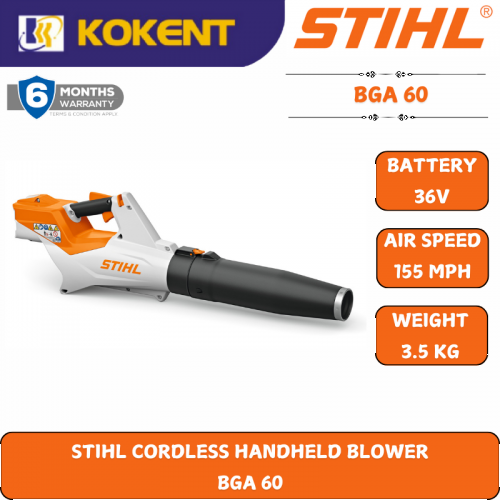 STIHL CORDLESS HANDHELD BLOWER  BGA 60