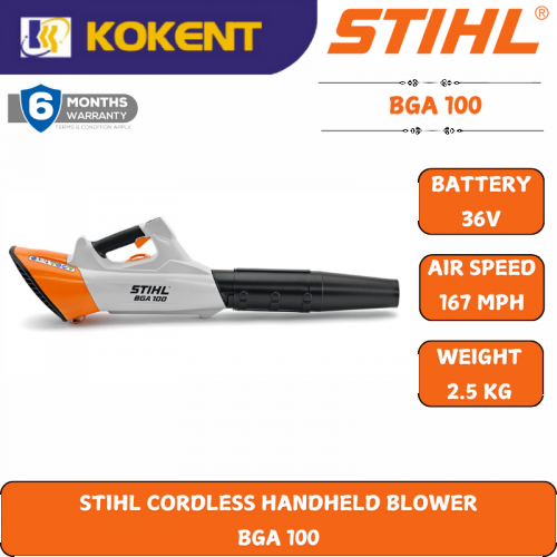 STIHL CORDLESS HANDHELD BLOWER  BGA 100