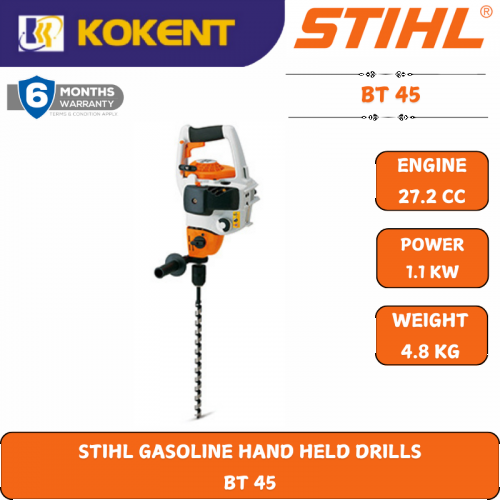 STIHL GASOLINE HAND HELD DRILLS  BT 45