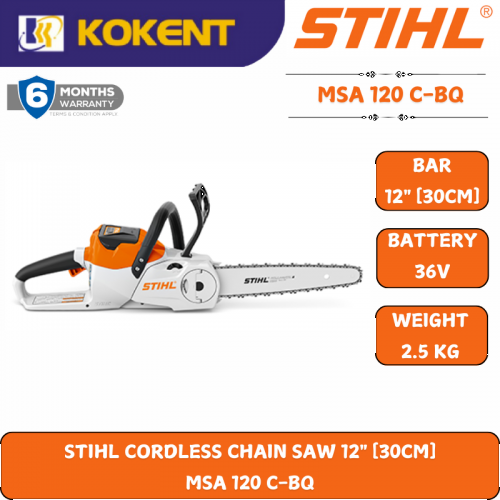 STIHL CORDLESS CHAIN SAW [12