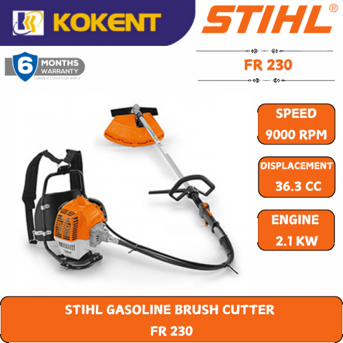 STIHL GASOLINE BRUSH CUTTER   FR 230