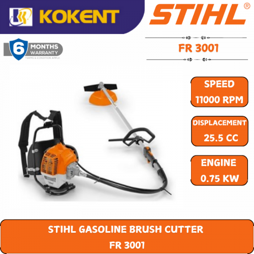 STIHL GASOLINE BRUSH CUTTER   FR 3001