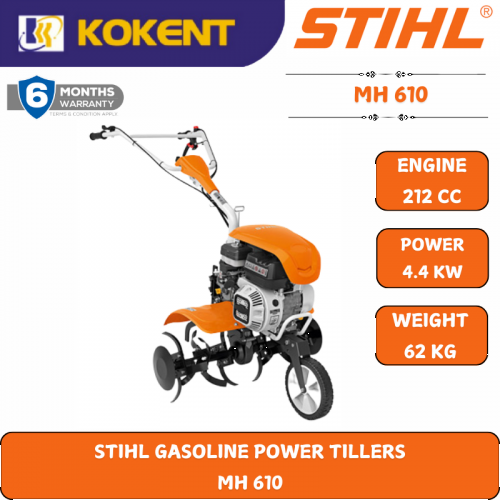 STIHL GASOLINE POWER TILLERS  MH 610