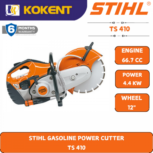 STIHL GASOLINE POWER CUTTER  TS 410