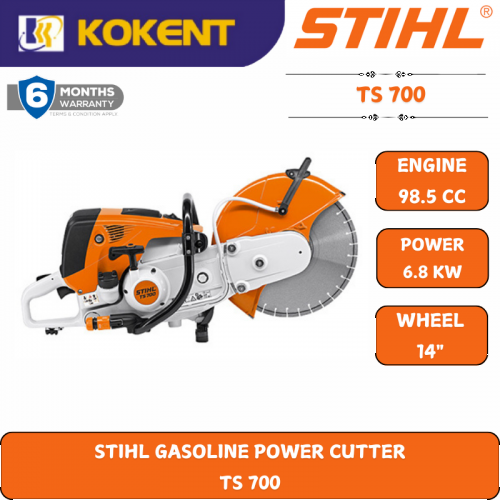 STIHL GASOLINE POWER CUTTER  TS 700