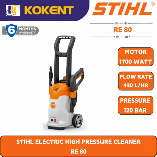 STIHL ELECTRIC HIGH PRESSURE CLEANER  RE 80