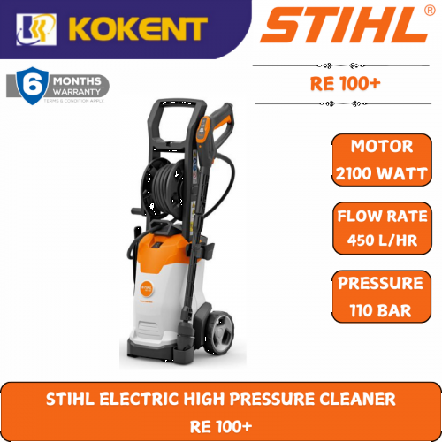 STIHL ELECTRIC HIGH PRESSURE CLEANER  RE 100+