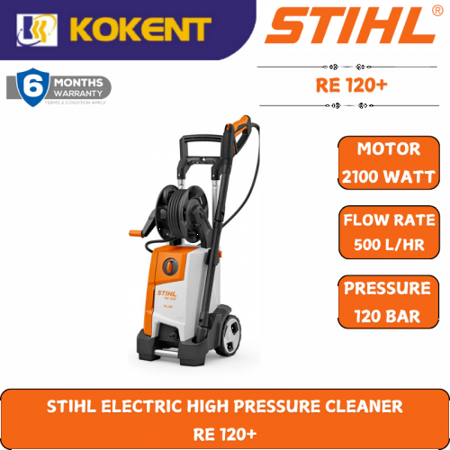 STIHL ELECTRIC HIGH PRESSURE CLEANER  RE 120+