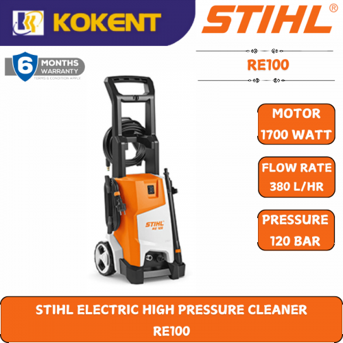 STIHL ELECTRIC HIGH PRESSURE CLEANER  RE100