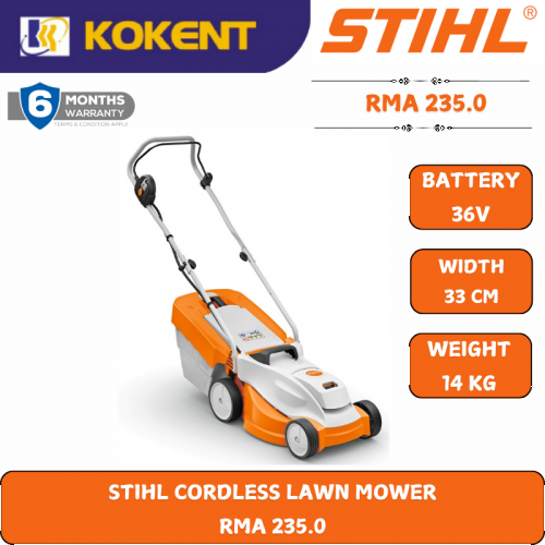 STIHL CORDLESS LAWN MOWER  RMA 235.0