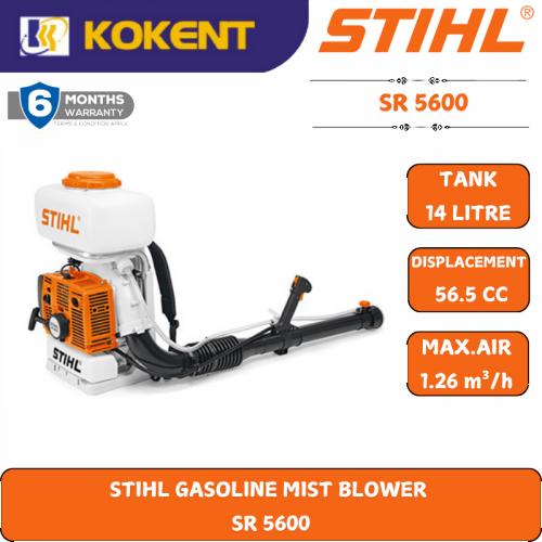 STIHL GASOLINE MIST BLOWER   SR 5600