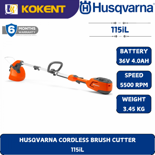 HUSQVARNA CORDLESS BRUSH CUTTER  115iL