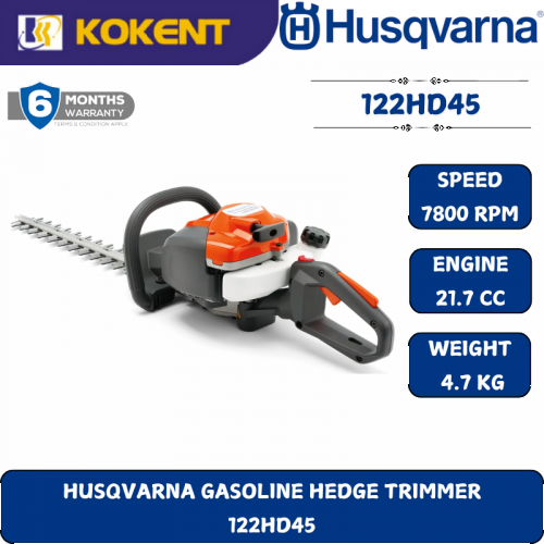 HUSQVARNA GASOLINE HEDGE TRIMMER  122HD45