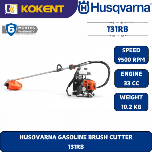 HUSQVARNA GASOLINE BRUSH CUTTER  131RB