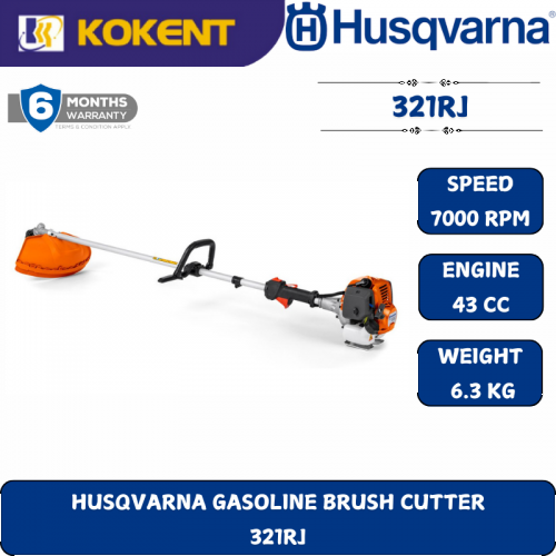 HUSQVARNA GASOLINE BRUSH CUTTER  321RJ