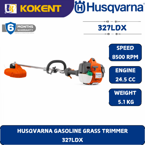 HUSQVARNA GASOLINE GRASS TRIMMER  327LDX