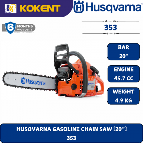 HUSQVARNA GASOLINE CHAIN SAW [20“]  353