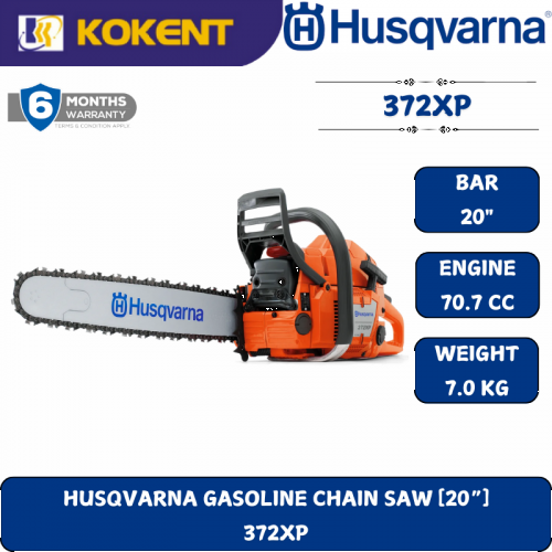 HUSQVARNA GASOLINE CHAIN SAW [20“]  372XP