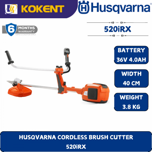 HUSQVARNA CORDLESS BRUSH CUTTER  520iRX