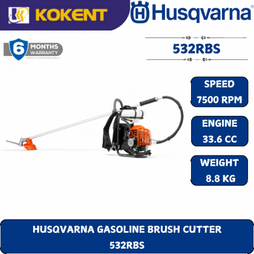 HUSQVARNA GASOLINE BRUSH CUTTER  532RBS