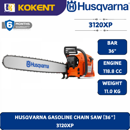 HUSQVARNA GASOLINE CHAIN SAW [36“]  3120XP