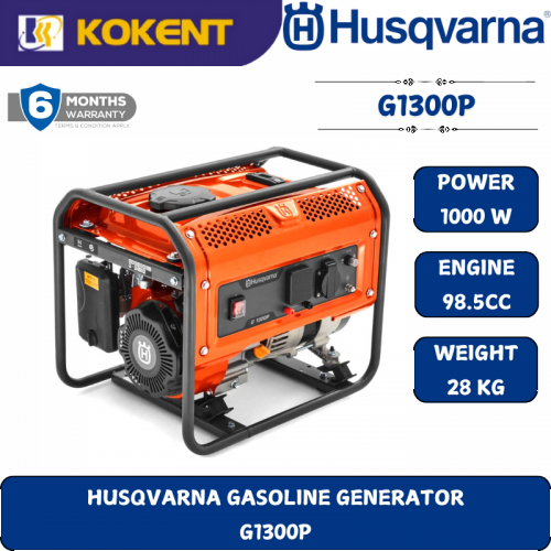 HUSQVARNA GASOLINE GENERATOR  G1300P