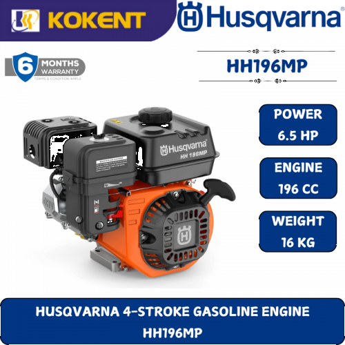 HUSQVARNA 4-STROKE GASOLINE ENGINE  HH196MP