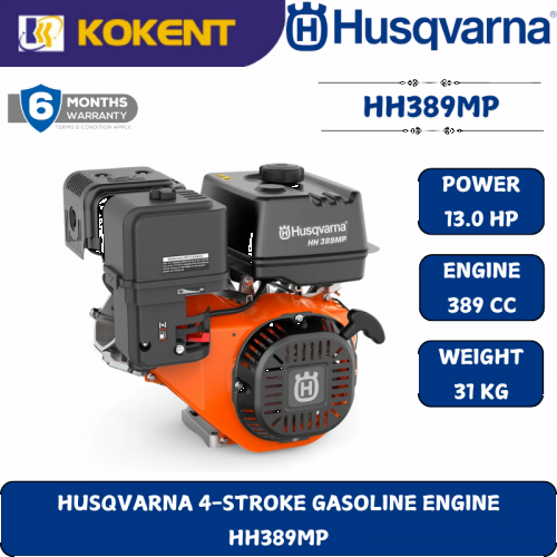 HUSQVARNA 4-STROKE GASOLINE ENGINE  HH389MP