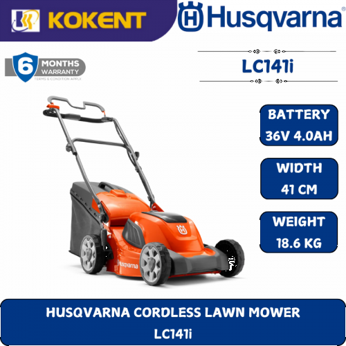 HUSQVARNA CORDLESS LAWN MOWER  LC141i