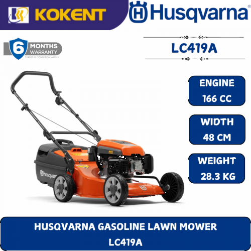 HUSQVARNA GASOLINE LAWN MOWER  LC419A