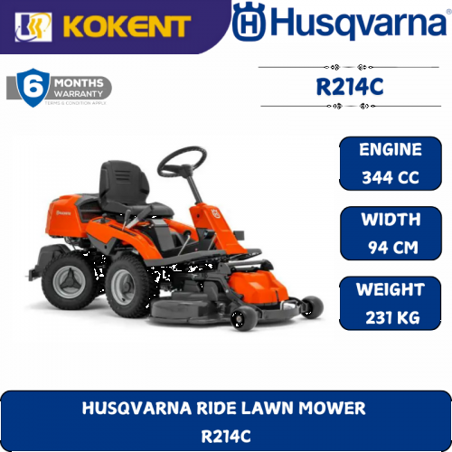 HUSQVARNA RIDE LAWN MOWER   R214C