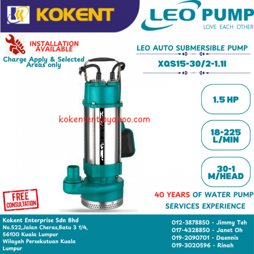 LEO AUTO SUBMERSIBLE WATER PUMP 2