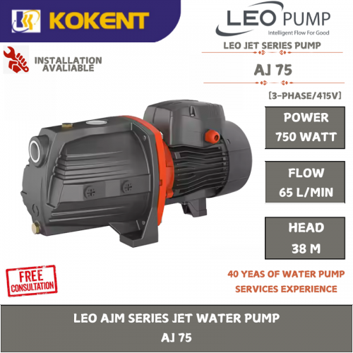 LEO AJM SERIES JET WATER PUMP  AJ 75