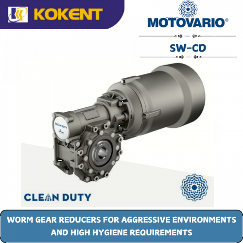 WORM GEAR REDUCERS FOR AGGRESSIVE ENVIRONMENTS  AND HIGH HYGIENE REQUIREMENTS