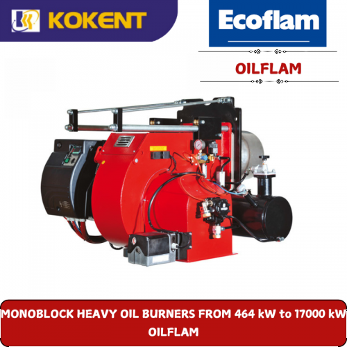 MONOBLOCK HEAVY OIL BURNERS FROM 464 kW to 17000 kW  OILFLAM