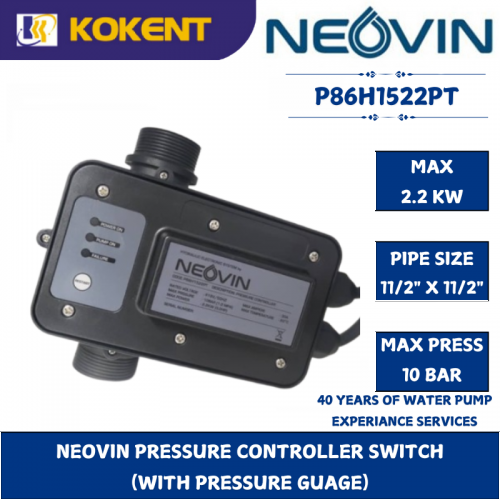 NEOVIN P86H 3 PHASE PRESSURE CONTROLLER 11/2