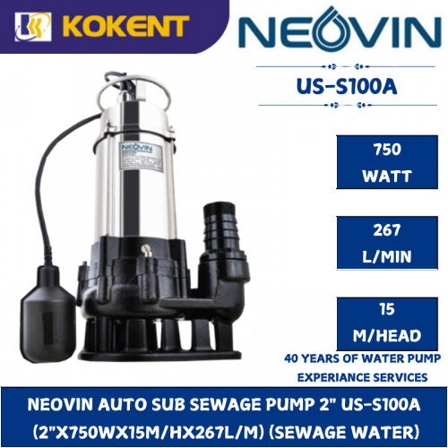 NEOVIN AUTO SUBMERSIBLE SEWAGE PUMP 2